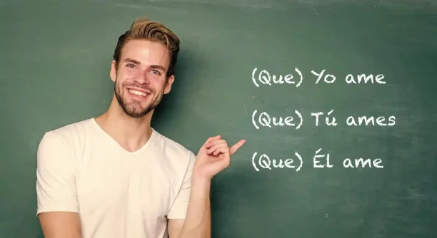 Los verbos de subjuntivo en español. Presente de subjuntivo. Pretérito imperfecto de subjuntivo. Pretérito pluscuamperfecto de subjuntivo. Pretérito perfecto compuesto de subjuntivo. Futuro de subjuntivo. Aprende los verbos de subjuntivo en español. examples of use of subjunctive verbs in Spanish